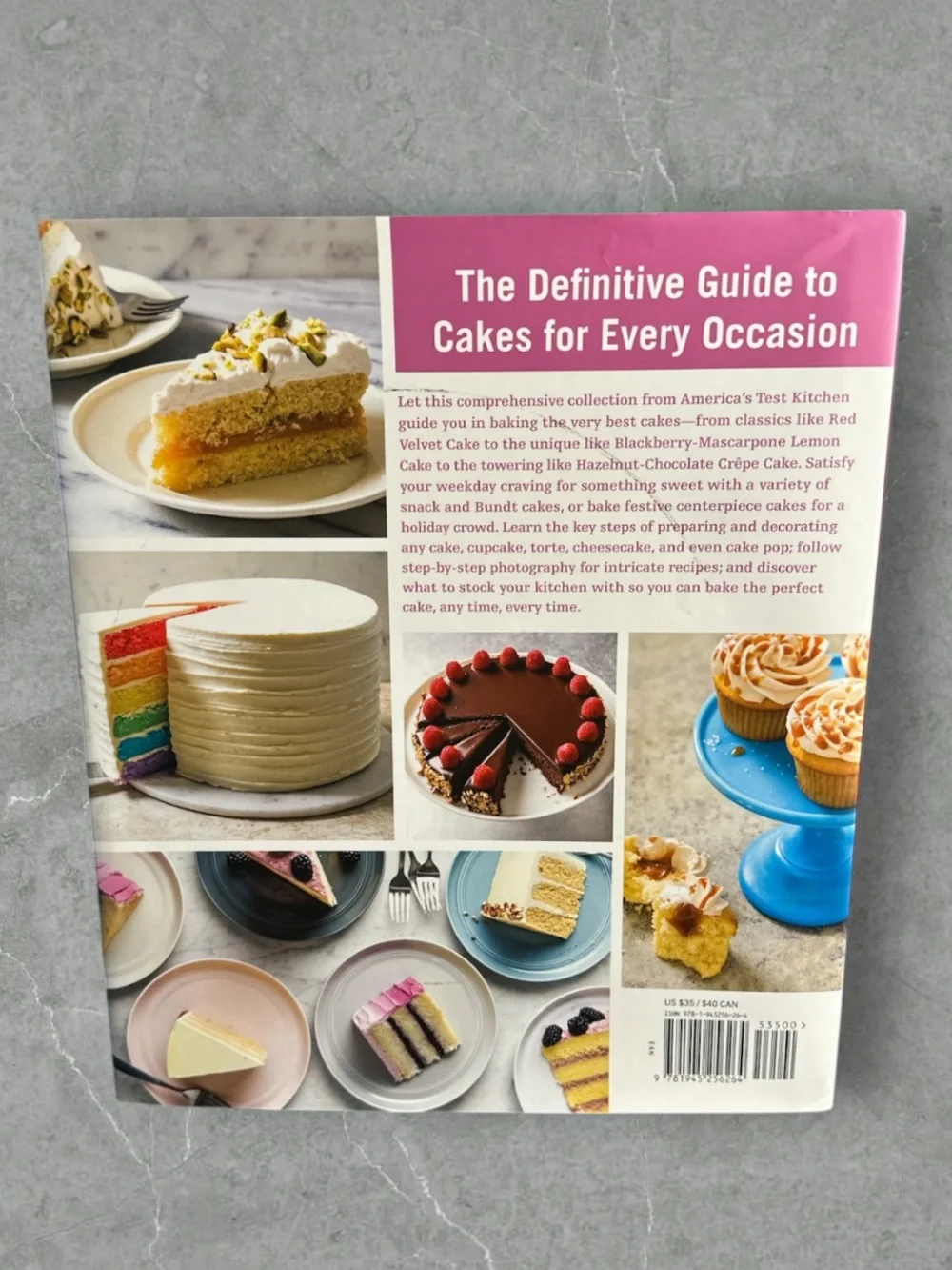 Americas Test Kitchen The Perfect Cake cookbook